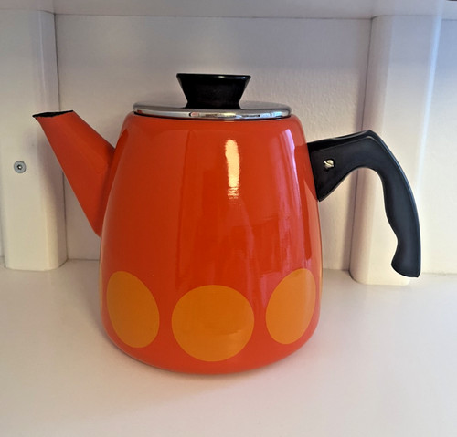 Vintage scandinavian enamel - vintage,