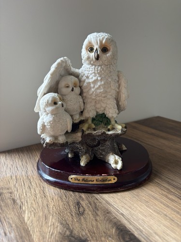 Vintage snowy owl - snowy,