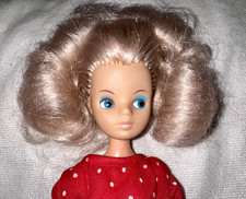 Vintage daisy mary quant doll blonde + original red Polka Dot dress