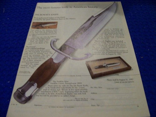 1987 bowie knife jim - 1987,