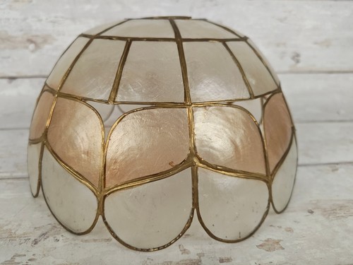 Vintage golden frame capiz - golden,