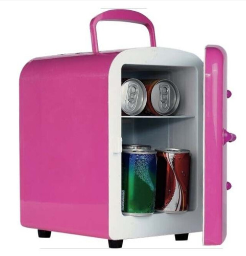 Pink beauty mini fridge 4l - beauty,