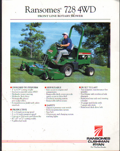 Ransomes 728 4wd - ransomes, line