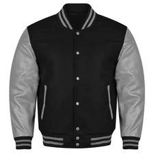 Men's Varsity Black Letterman