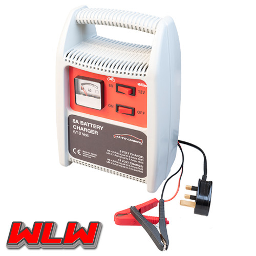 Car battery charger - 8amp, 6/12v