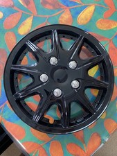 Set of 14" Wheel Trims Covers to fit VW Polo, Golf, Lupo, Fox + centre badges