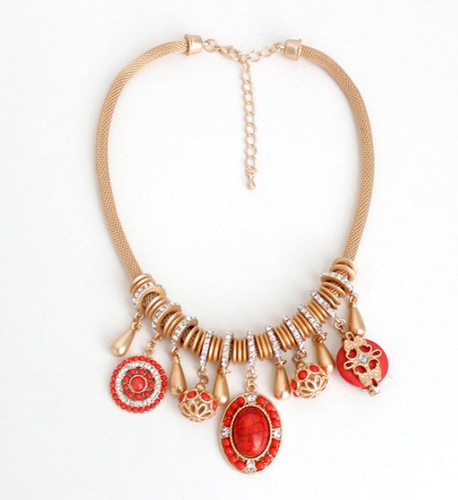 Marni red necklace - h&m,