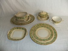 C4 Porcelain Booths Green Dragon on beige Silicon China - last item remaining R4