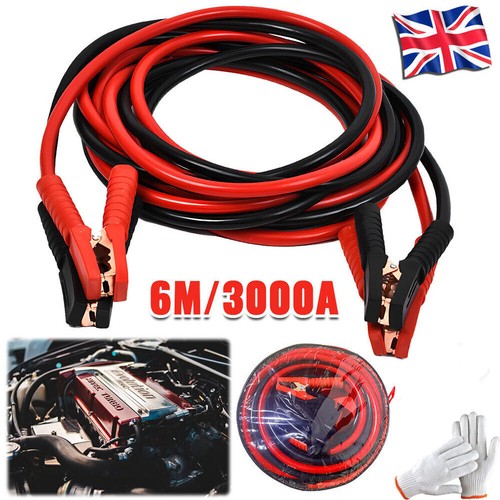 Heavy duty jump leads - 6m,