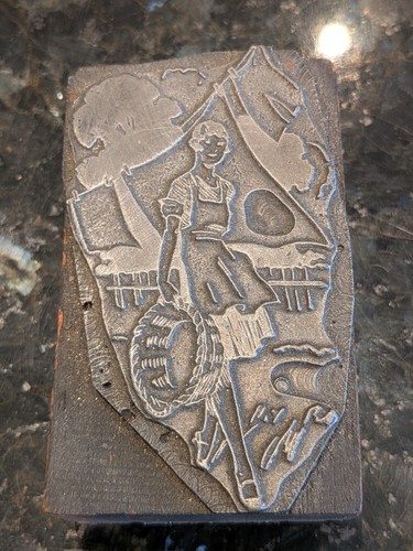 Letterpress printing block - letterpress,
