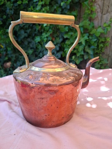 Vintage copper kettle - vintage,