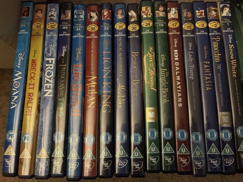 Disney classic dvd - dvd, lot