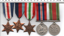 1939/45 FIVE GENUINE W.W. II