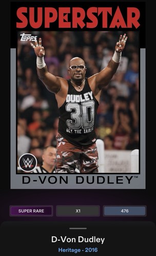 2016 topps slam digital - topps, d-von