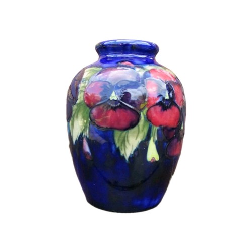 Moorcroft pansy blue - moorcroft,