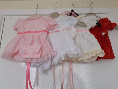 Dolls dresses broderie - dresses,
