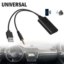 ..#NEW Professional Car Auto Bluetooth Radio AUX Cable Adapter UK New
