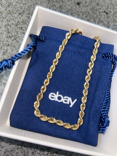 9ct gold rope - 9ct, chain