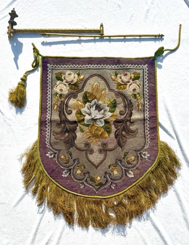 Beautiful antique embroidered - antique,