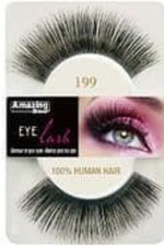 3 packs of Amazing Shine Human Hair False Eyelashes - 199
