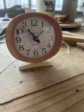 Westclox Vintage Retro Wind-Up Baby Ben Alarm Clock Made In USA Working