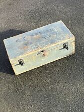 vintage wooden engineer's