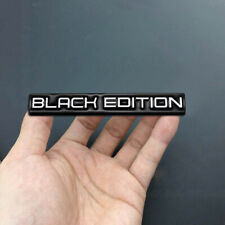 3D Black Edition Logo Sticker