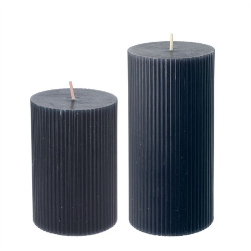 Set charcoal ribbed - charcoal,