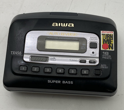Aiwa 456 walkman cassette - aiwa,