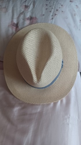 Straw hat boater - straw,