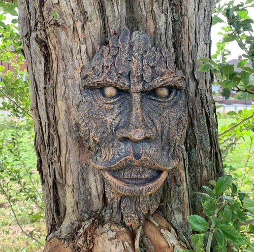 Greenman wall plaque - greenman,