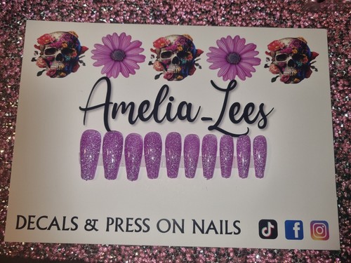 Pre glued press nails - press, on