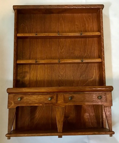 Minature wooden welsh dresser - minature,