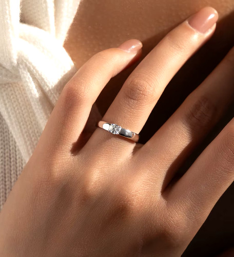 3ct moissanite ring box 925 - moissanite, +box