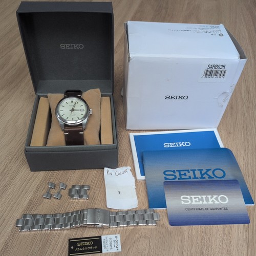 Seiko sarb035 white - sarb035, dial