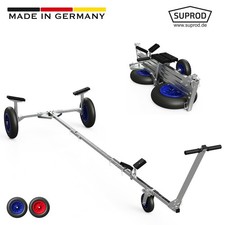 Foldable Boat Trolley Launching Trolley Hand Trailer PU Ø 350 mm