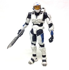 Halo Spartan McFarlane Toys 5" xbox video game toy white figure and accessory