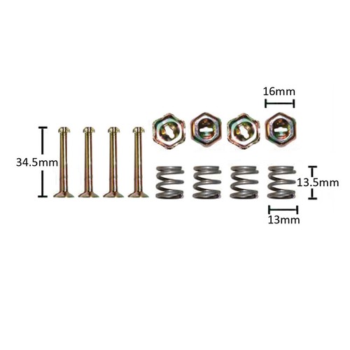 Brake shoe hold down kit - hold,