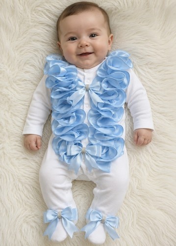 Romany babygrow frilly - , bling