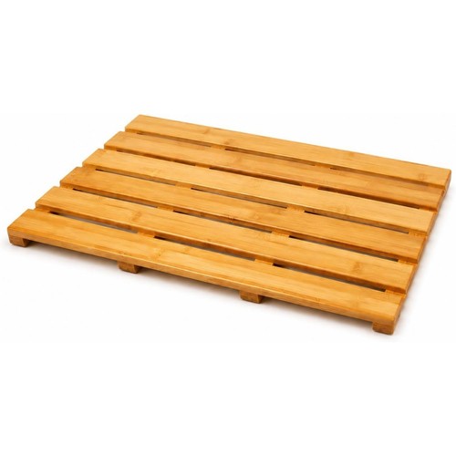 Bamboo bath mat - bamboo,