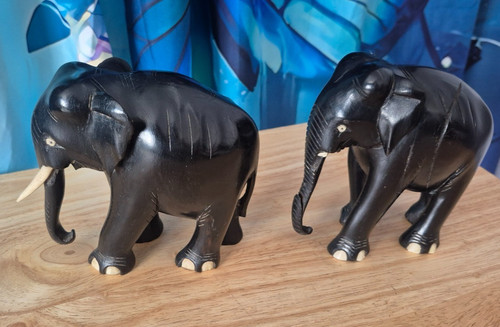 Black ebony wood - , hand
