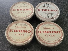 4 X Ogden's Liverpool St Bruno Flake Vintage Tobacco Tin Tins