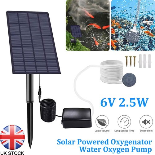 Solar power oxygenator pond - power,