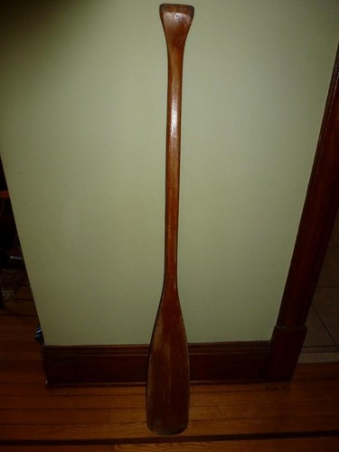 Vintage wood paddle inches - wood,