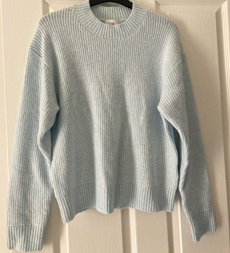 Light blue ribbed - light,