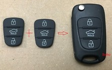 For 2010 2011 2012 2013 Kia Rio Sportage Flip Remote Key Fob Case 3B Rubber Pad