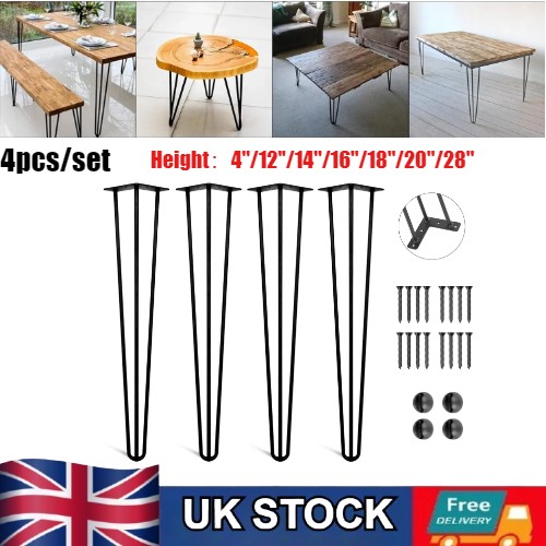 Hairpin legs hair - 4x,