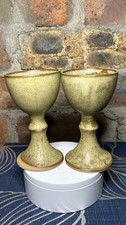 Pair Vintage Studio Pottery
