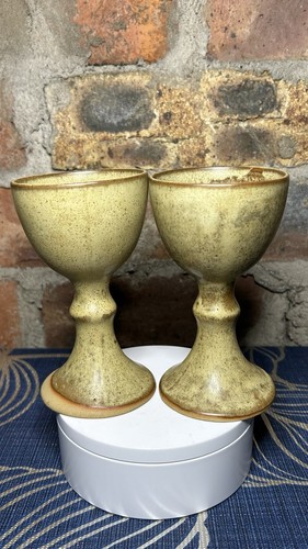Pair vintage studio pottery - pair,