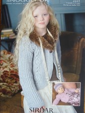 SIRDAR Knitting Pattern GIRLS